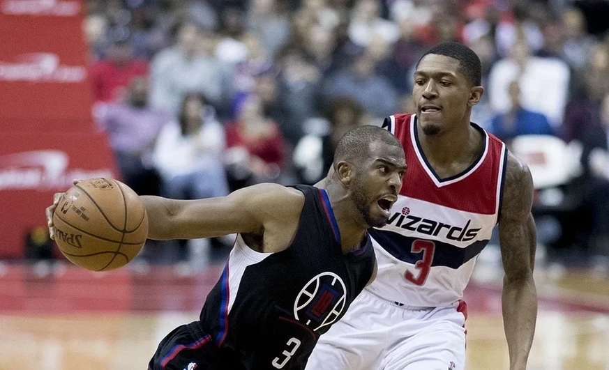 Chris Paul with Bradley Beal